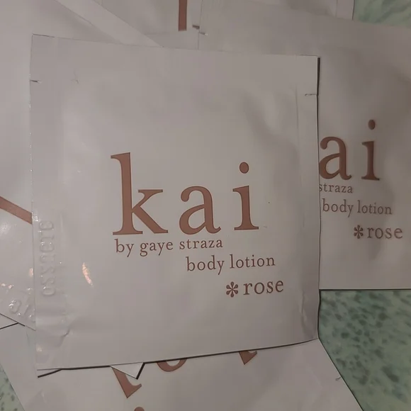 Kai Rose Body Lotion Fragrance by Gaye Straza - 9 Sample packets! - Picture 6 of 16